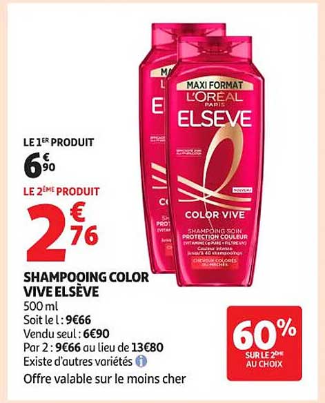 SHAMPOOING COLOR VIVE ELSEVE