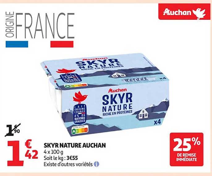 SKYR NATURE AUCHAN