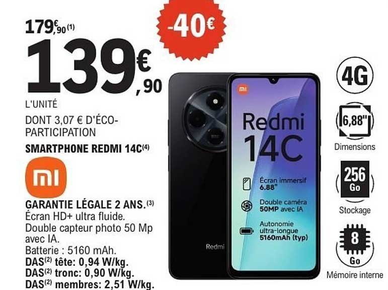 SMARTPHONE REDMI 14C
