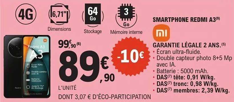 SMARTPHONE REDMI A3