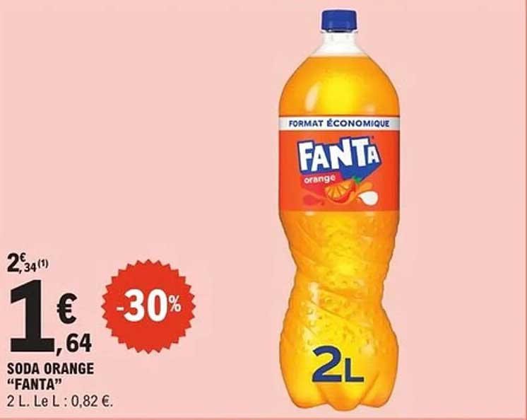 SODA ORANGE "FANTA"