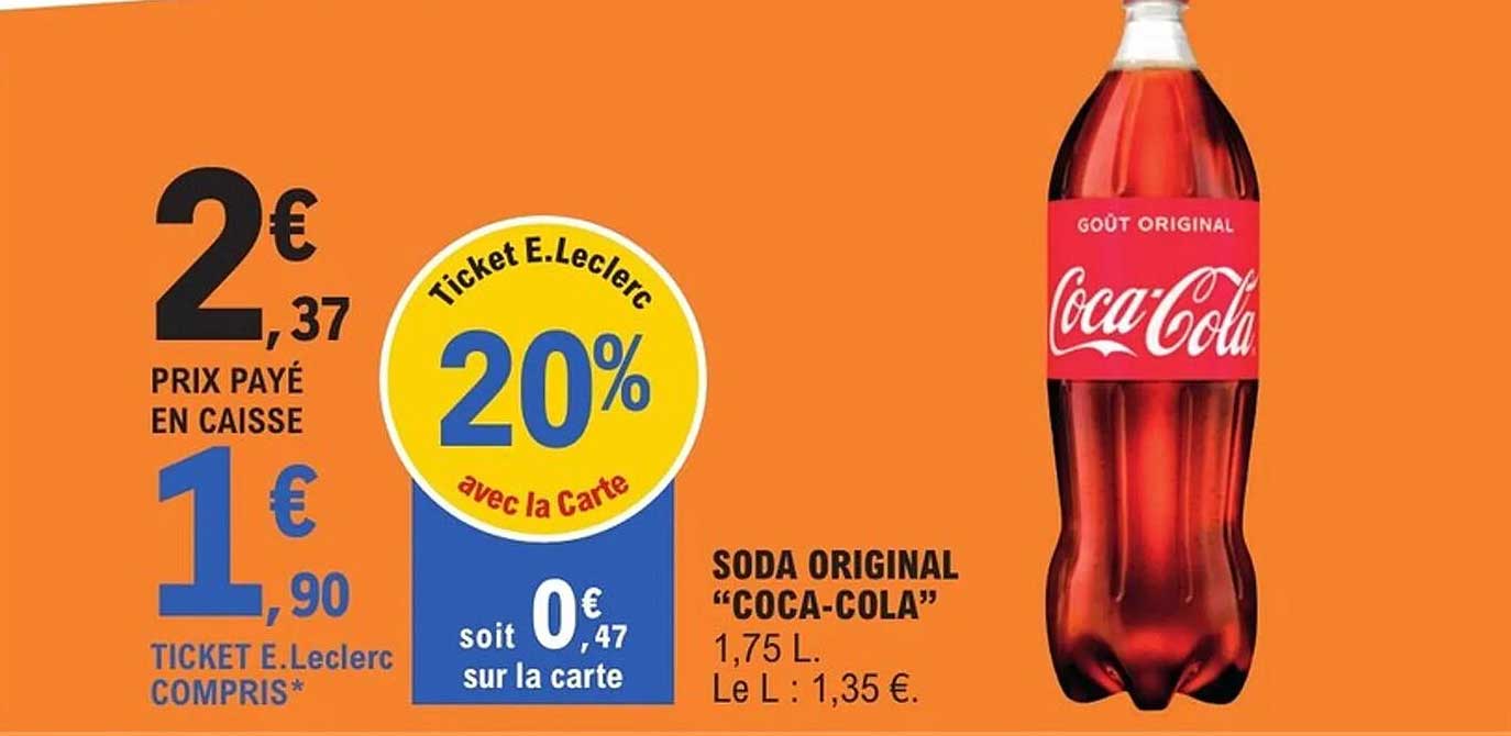 SODA ORIGINAL "COCA-COLA"