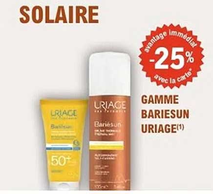 SOLAIRES GAMME BARIESUN URIAGE