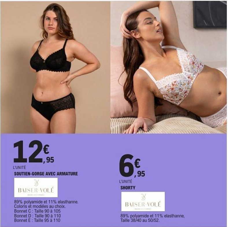 SOUTIEN-GORGE AVEC ARMATURE et SHORTY