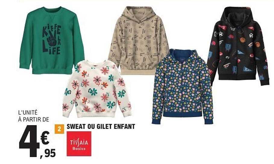 SWEAT OU GILET ENFANT