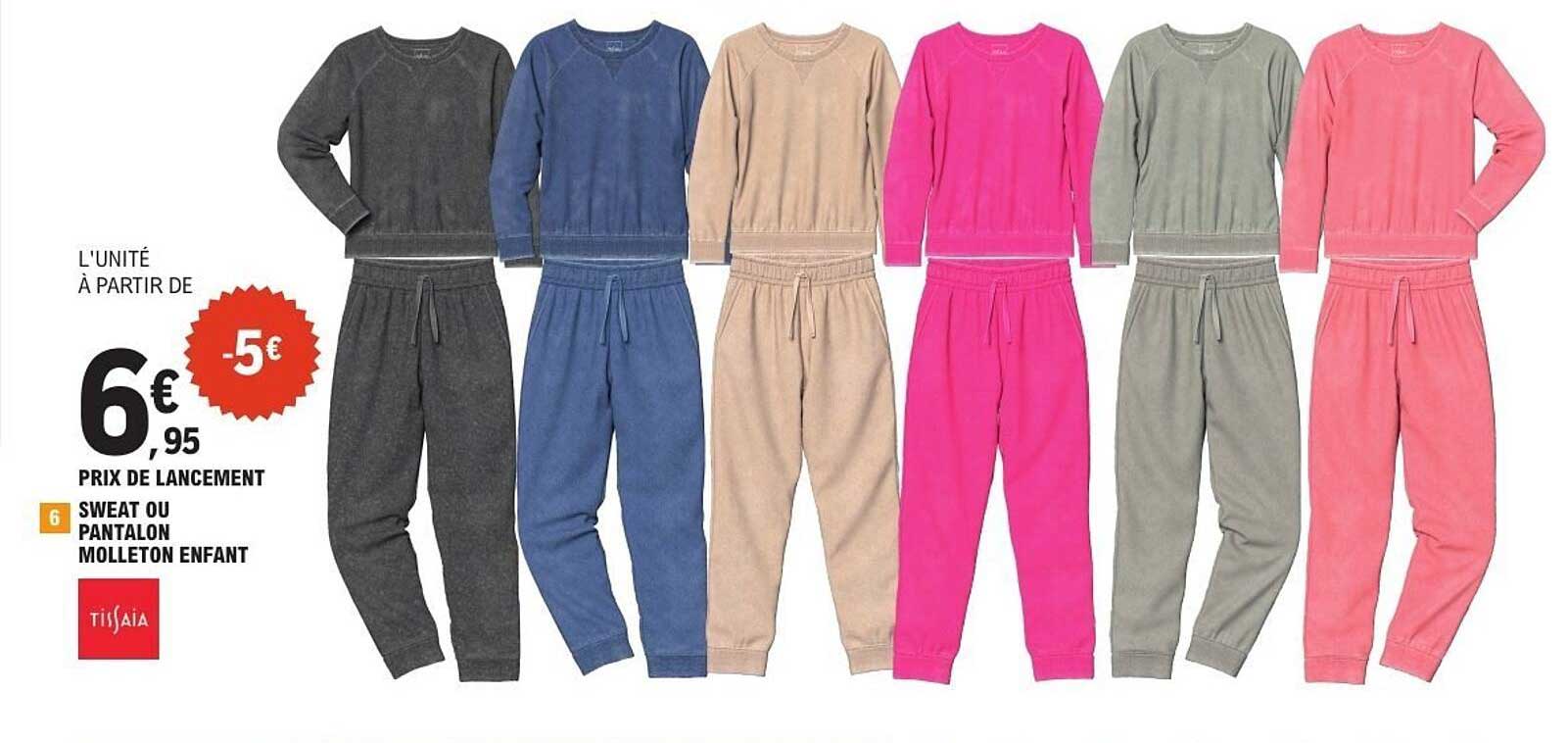 SWEAT OU PANTALON MOULLETEN ENFANT