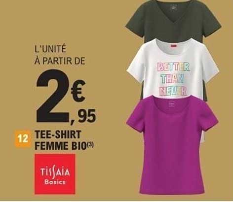 TEE-SHIRT FEMME BIO