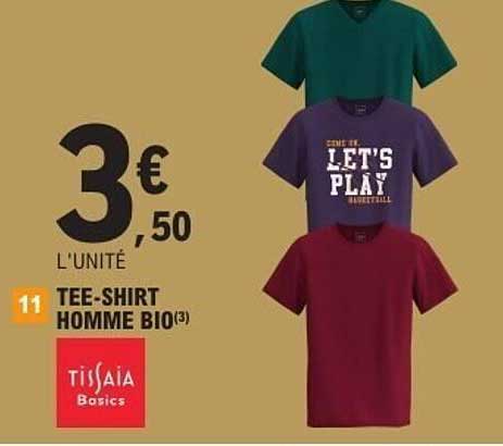 TEE-SHIRT HOMME BIO