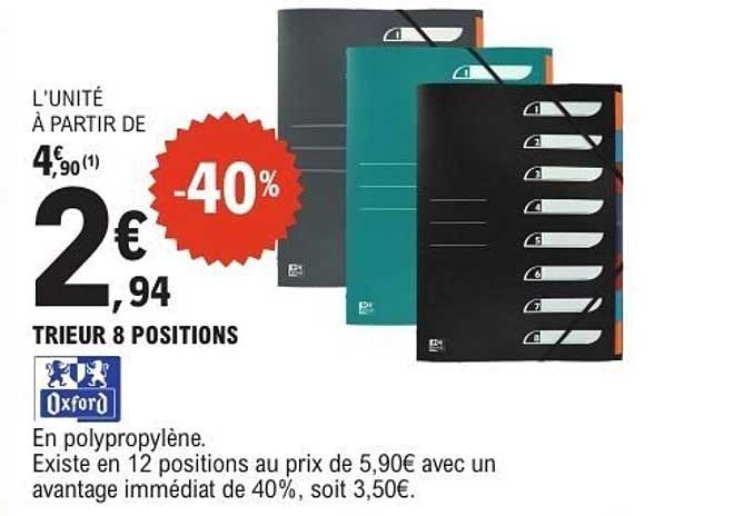 TRIEUR 8 POSITIONS