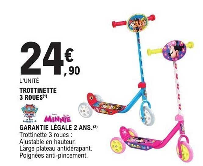 TROTTINETTE 3 ROUES