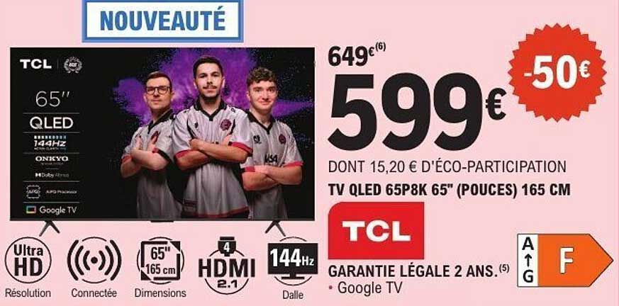 TV QLED 65P8K 65'' (P6) 165 CM