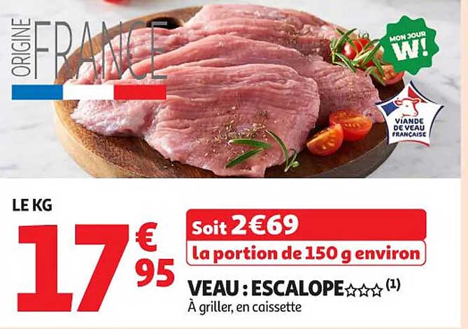 VEAU : ESCALOPE