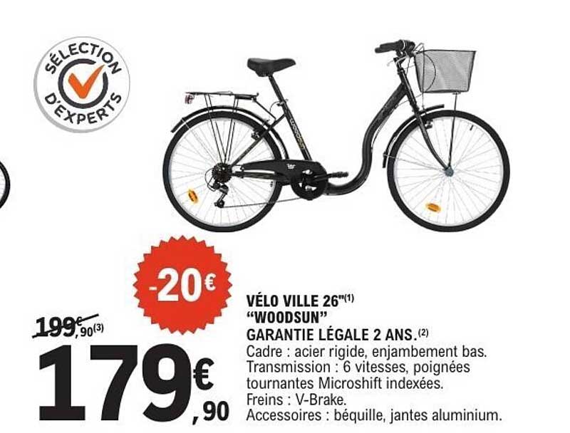 VÉLO VILLE 26" WOODSUN