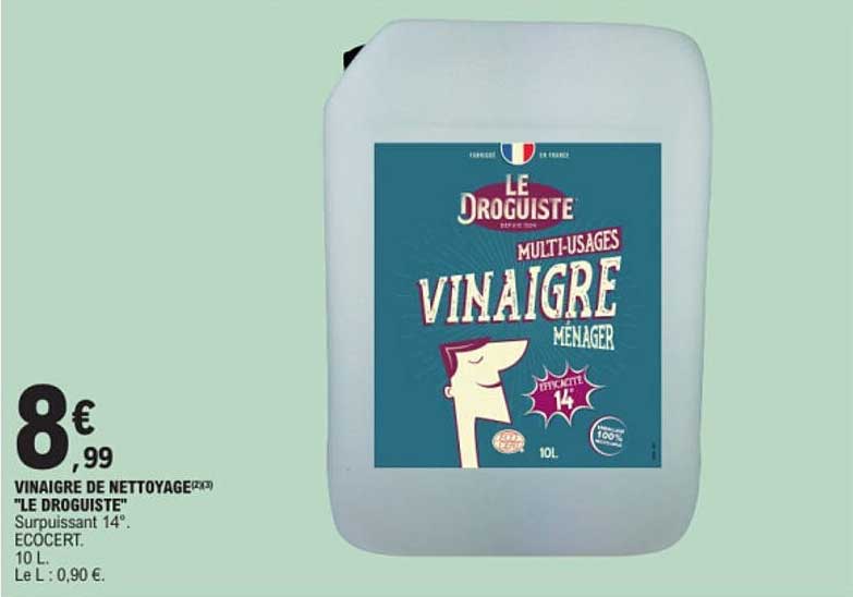 Vinaigre de nettoyage "LE DROGUISTE"