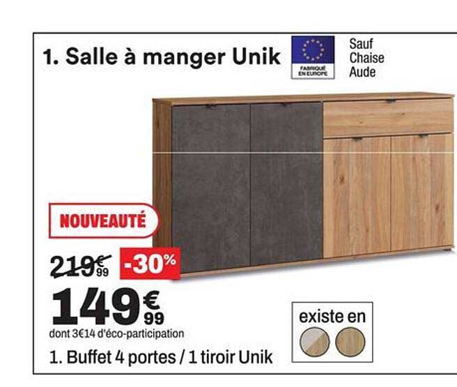 1. Salle à manger Unik