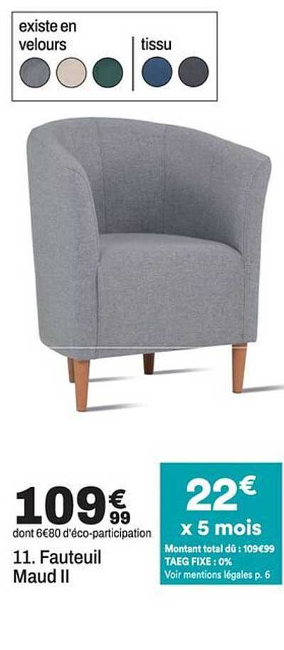 11. Fauteuil Maud II