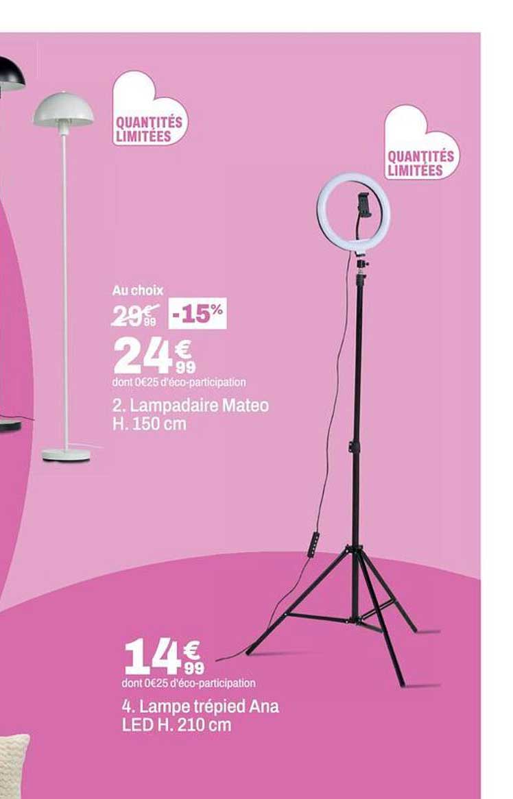 2. Lampadaire Mateo H. 150 cm