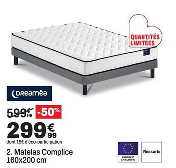 2. Matelas Commlpice 160x200 cm