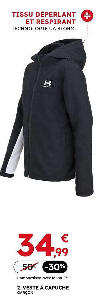 2. VESTE À CAPUCHE