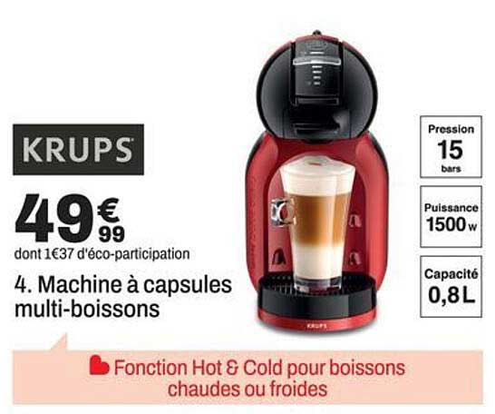 4. Machine à capsules multi-boissons