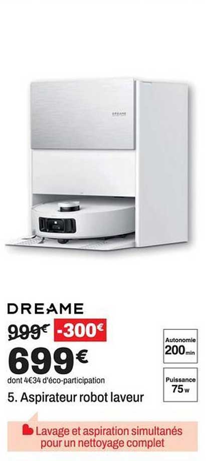5. Aspirateur robot laveur