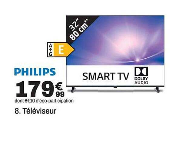 8. Téléviseur PHILIPS SMART TV