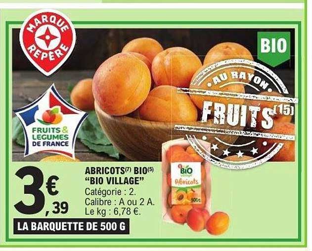 ABRICOTS BIO "BIO VILLAGE"