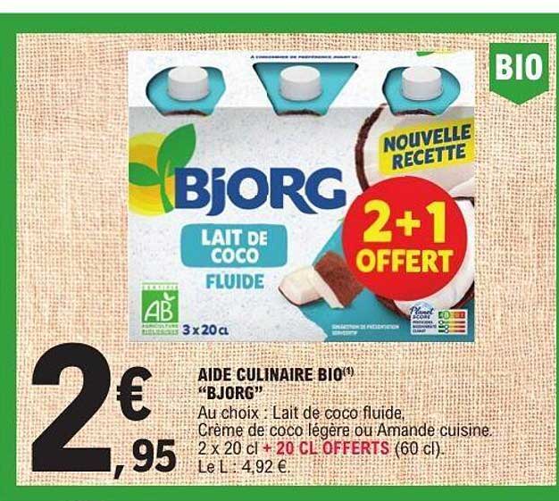 AIDE CULINAIRE BIO(*) “BJORG”