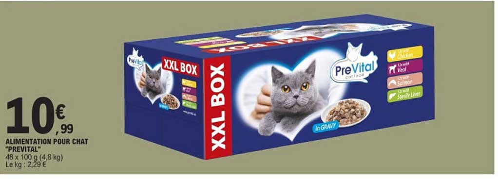 ALIMENTATION POUR CHAT "PREVITAL"