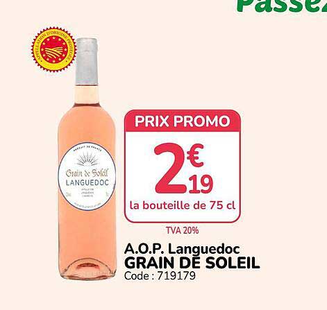 A.O.P. Languedoc GRAIN DE SOLEIL