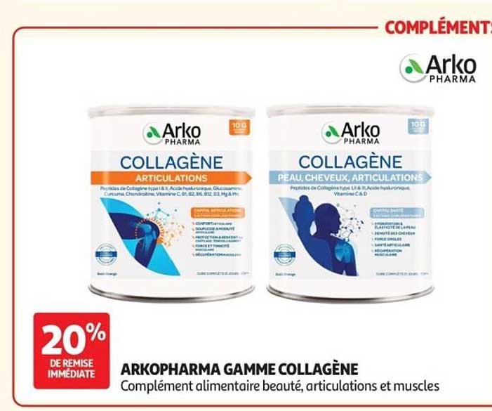 ARKOPHARMA GAMME COLLAGÈNE