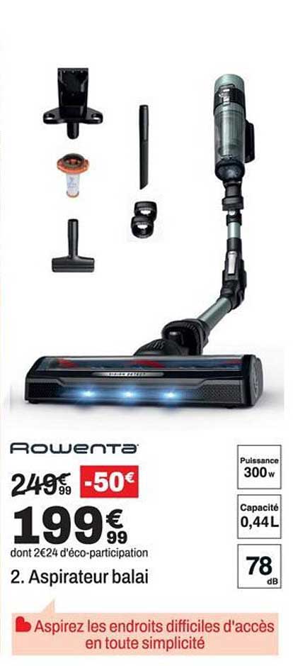 Aspirateur balai