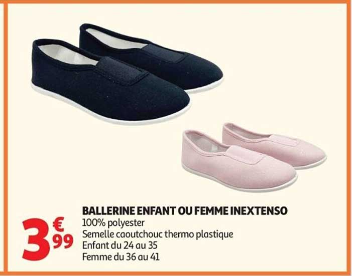 BALLERINE ENFANT OU FEMME INEXTENSO