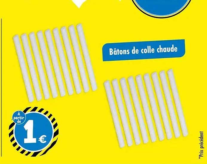 Bâtons de colle chaude