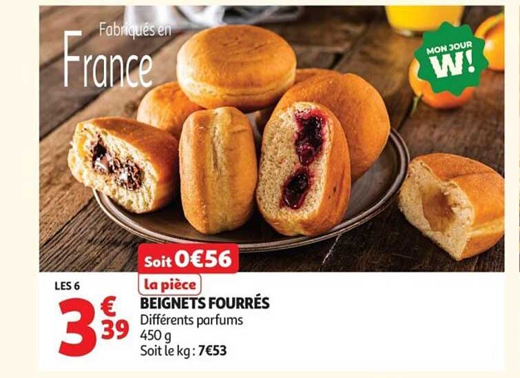 BEIGNETS FOURRÉS