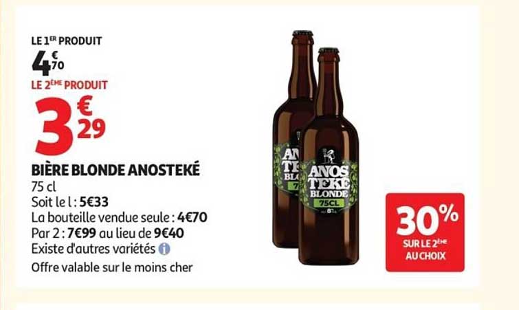 BIÈRE BLONDE ANOSTEKÉ