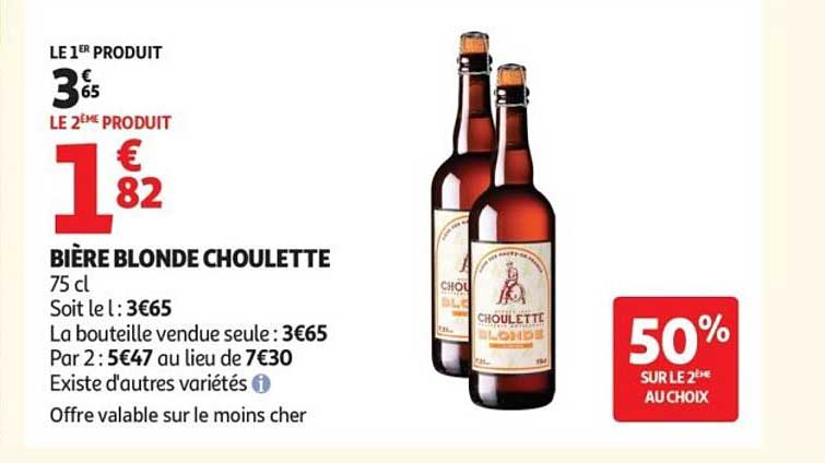 BIÈRE BLONDE CHOULETTE