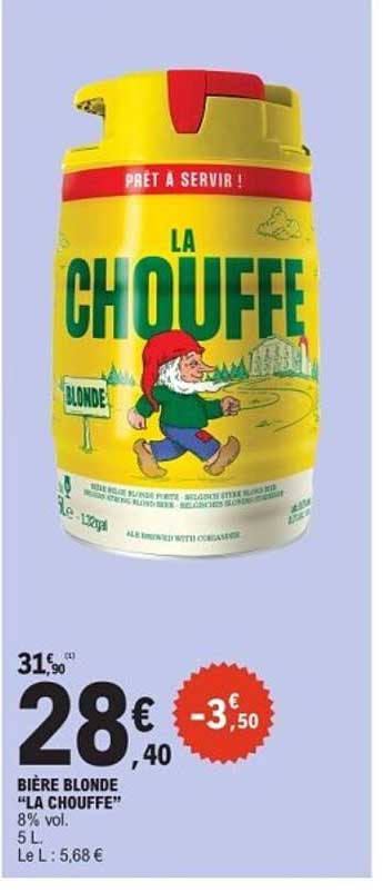 BIÈRE BLONDE "LA CHOUFFE"