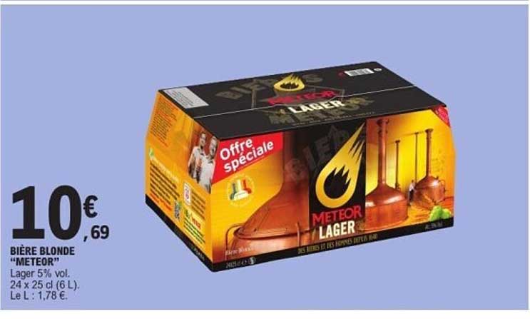 BIÈRE BLONDE “METEOR”