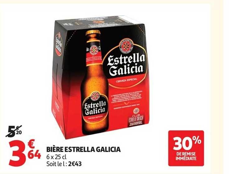 BIÈRE ESTRELLA GALICIA