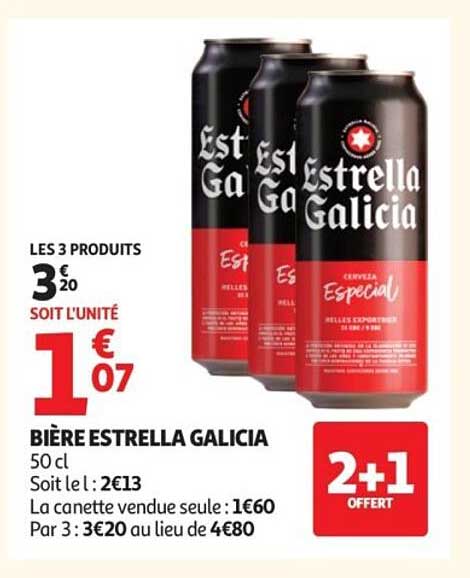 BIÈRE ESTRELLA GALICIA