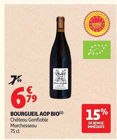 BOURGUEIL AOP BIO(1) Château Conglable Marchesseau .75 cl
