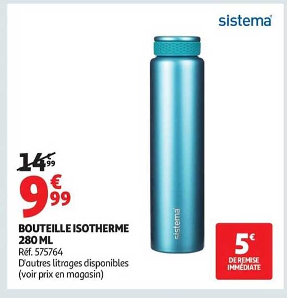 BOUTEILLE ISOTHERME 280 ML
