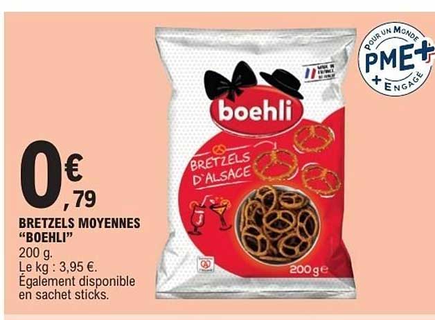 BRETZELS MOYENNES “BOEHLI”