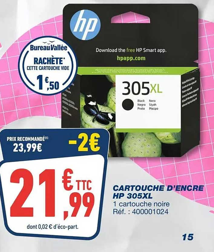 CARTOUCHE D’ENCRE HP 305XL