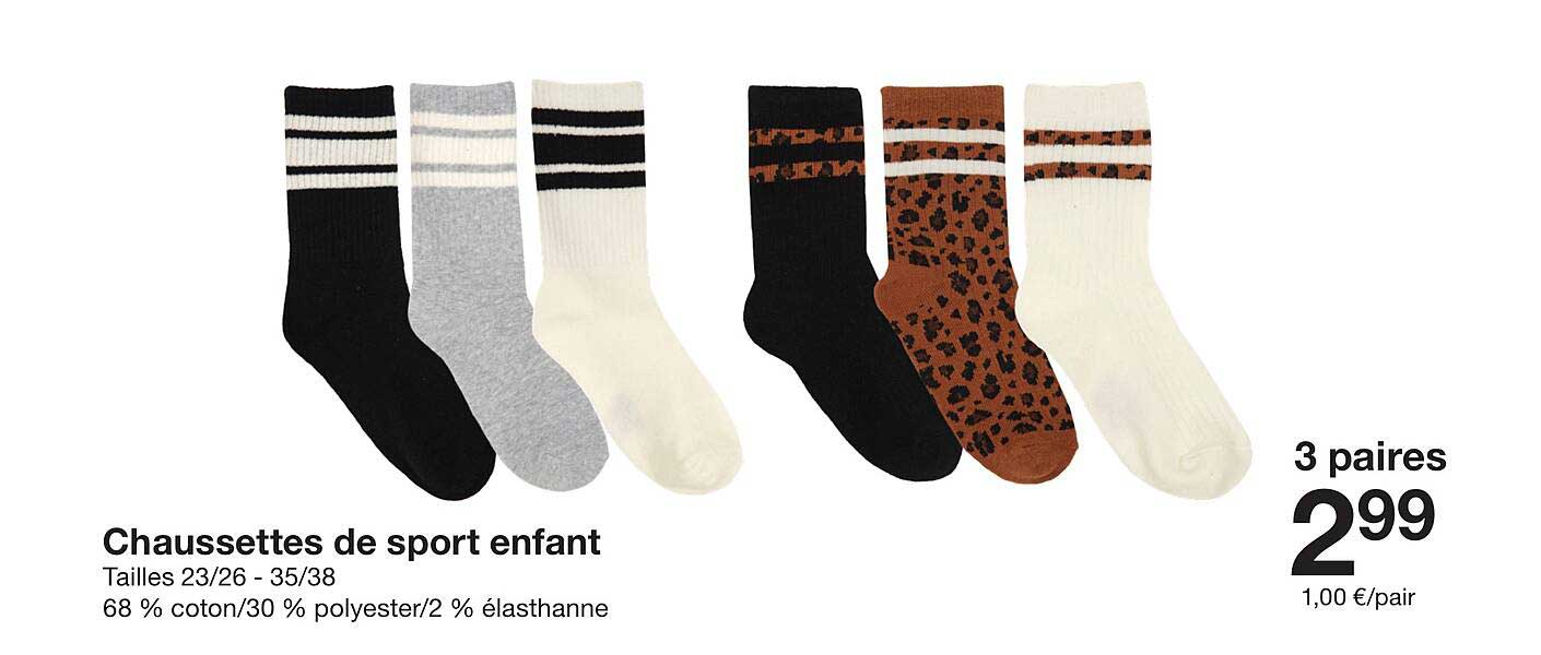 Chaussettes de sport enfant