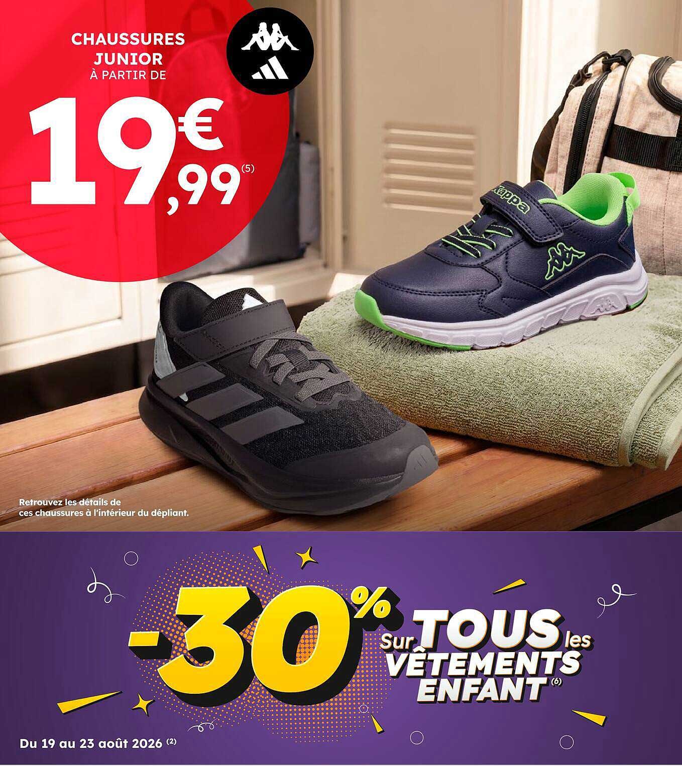 CHAUSSURES JUNIOR À PARTIR DE