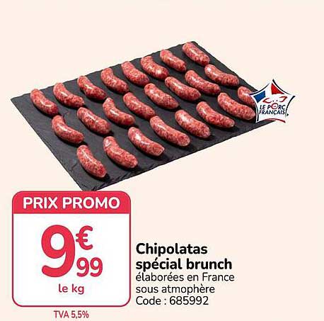 Chipolatas spécial brunch