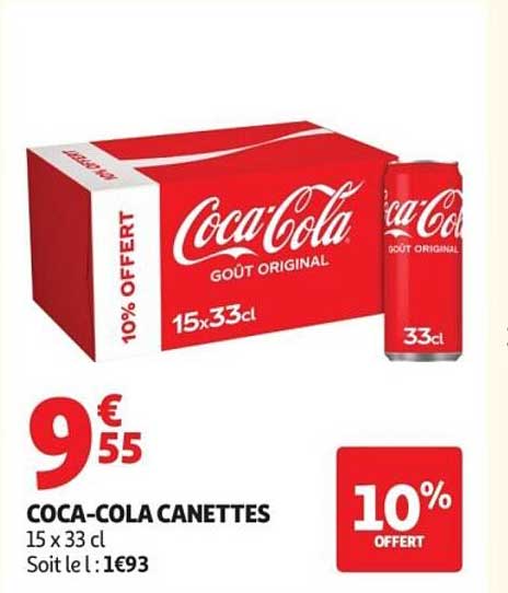 COCA-COLA CANETTES