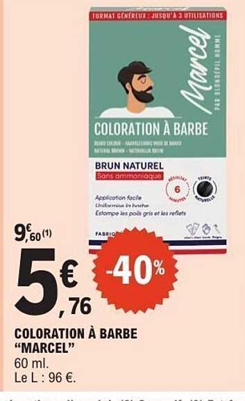 COLORATION À BARBE “MARCEL”